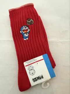 ドラえもん 刺繍ソックス 23-25cm 新品 靴下