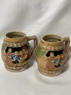ドイツ製 陶器のビアマグ2個セット - メルカリ