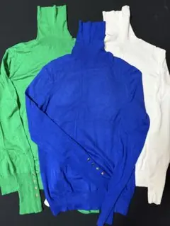 タートルネックセーター 3色セット ZARA