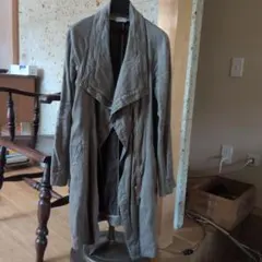 TRANSIT グレー ロングコート