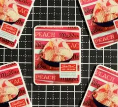 【プラ板】peachアイス