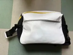 adidas スポーツバッグ ホワイト/ブラック/イエロー