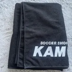 KAMO ブランケット adidas ロゴ付き 黒