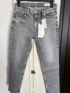 upper hights グレー スリムフィットデニム