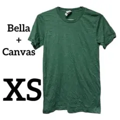 Tシャツ グリーン【XS】トップス シンプル 無地 ヴィンテージ古着