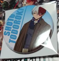 ヒロアカ 僕のヒーローアカデミア ポップアップ 缶バッジ アウター 轟焦凍