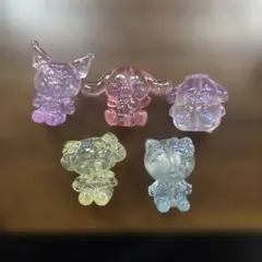 カスタムボールペン対応ビーズ　オーロラ　5個セット