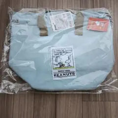 新品　PEANUTS SNOOPY 保温保冷ランチバッグ巾着タイプのサムネイル