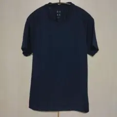 【着用1回】ユニクロ ドライEX クルーネック Tシャツ メンズ Sサイズ 青
