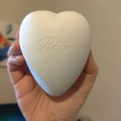 ReFa ハート型ヘアブラシ ホワイト/レッド