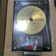B'z 30th YEAR サイン入りディスク B'z 30周年ゴールドディスク B'z 30th YEAR 30th ANNIVERSARY GOLD