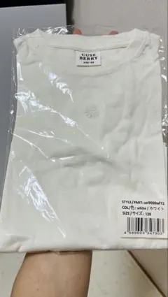 【新品・未使用】CUSE BERRY 長袖Tシャツ 120cm ホワイト