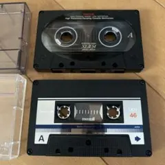 昭和レトロ★マクセル❇️メタルポジション❇️MX46❇️カセットテープ2本入り maxell カセットテープ GPX II 46 ハイポジション - メルカリ