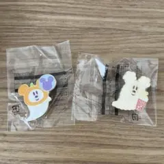 ジャングルカーニバルハロウィンピンバッジ 景品2個セット