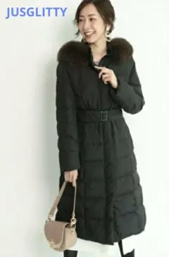 ✨️JUSGLITTY✨️ファー付きロングダウンコート