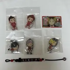 ハイキュー！！ 音駒高校 ラバーストラップ ミサンガ カード