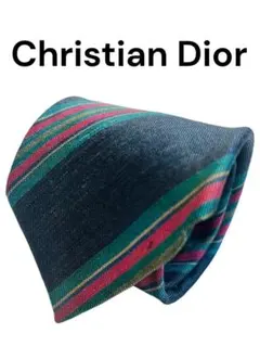 ⭐ヴィンテージ⭐　Christian Dior ストライプ ネクタイ