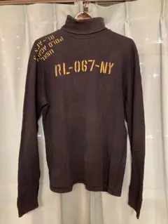 90's POLO SPORTS US NAVYタートルネック