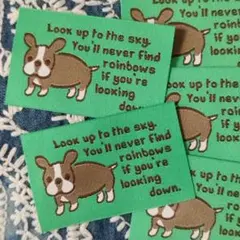 タグ※18枚※フレンチブルドッグ※ボストンテリア※犬※布タグ※織りラベル