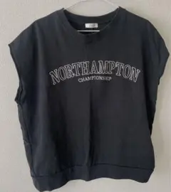 LOWRYS FARM ノースリーブ Tシャツ ブラック