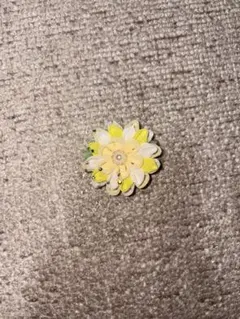 【卒業式・袴・和装】髪飾り　花　黄色