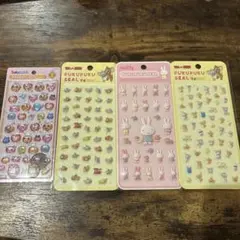 ぷくぷくシールセット　トムとジェリー　ミッフィー