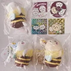 ★匿名配送・即日発送★ハチさんマスコット　ちいかわ　ハチワレ　うさぎ　ステッカー