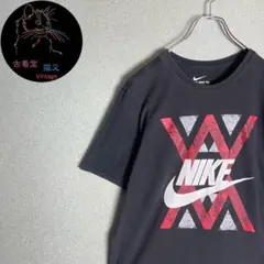 M　Ｔシャツ　NIKE　黒　ビッグロゴプリント　スポーツ　ストリート
