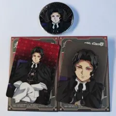 鬼滅の刃 アニプレックス AGF ランダムカード レリーフメタル缶バッジ 無惨②