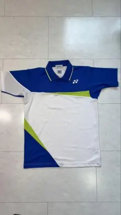 YONEX バドミントン ポロシャツ 青/白/緑