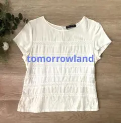 トゥモローランド　カットソー　シルク混　半袖 TOMORROWLAND 38 絹のサムネイル