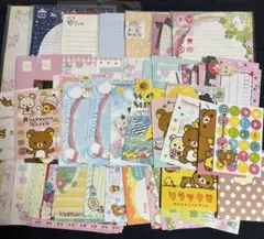 ♡平成女児♡ レターセット 便箋 封筒 ポストカード シール リラックマ ちゃお