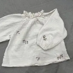 り*·様 韓国子ども服　ガーゼブラウス　110