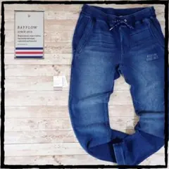 美品 未使用 タグ付 ベイフロー BAYFLOW インディゴ ジョガーパンツ