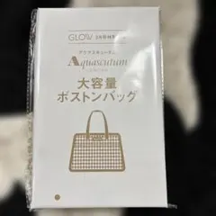 GLOW3月号付録　アクアスキュータム　ボストンバッグのサムネイル