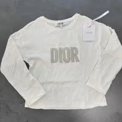 美品　Christian Dior ディオール　ロンT 長袖Tシャツ　白 長袖 Dior(ディオール) Tシャツ・カットソー(メンズ) - ブランド通販の