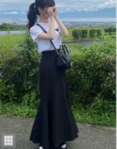 GRL バックスリットマーメイドスカート　dk988