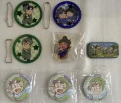 おそ松さん チョロ松 アクリルキーホルダー 缶バッジ ラバーストラップ