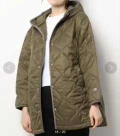 お値段購入歓迎　Champion フードコート　カーキー