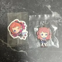 花海咲季　学園アイドルマスター ステッカー シール　ステッカー ラバーマスコット