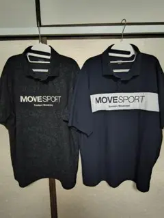 DESCENTE MOVE SPORT ポロシャツ2枚セット