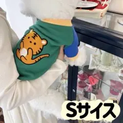 犬服猫服 ペット服 ペットウェア ドッグウェア 裏起毛虎Sサイズ