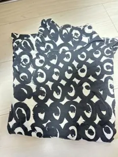 新品UNIQLOMarimekkoヒートテックタートルネックT長袖 S ブラック