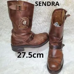 SENDRA　エンジニアブーツ　レザー　ブラウン　27.5cmのサムネイル