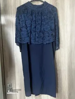 GIRL レースケープドレス M