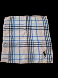 ポロ チェック柄 ハンカチ