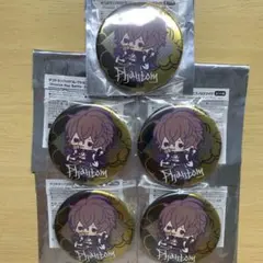 ヒプマイ　ヒプノシスマイク　夢野幻太郎　メタル缶バッジ　5点セット