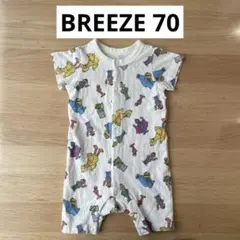 BREEZE ロンパース 70 半袖 セサミストリート
