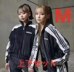 adidas w adibreak velour tt Black M セット