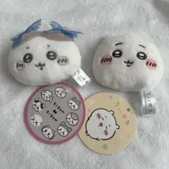 【新品タグ付き】ちいかわ　ミニがまぐち〜リボン〜　マスコットミラー